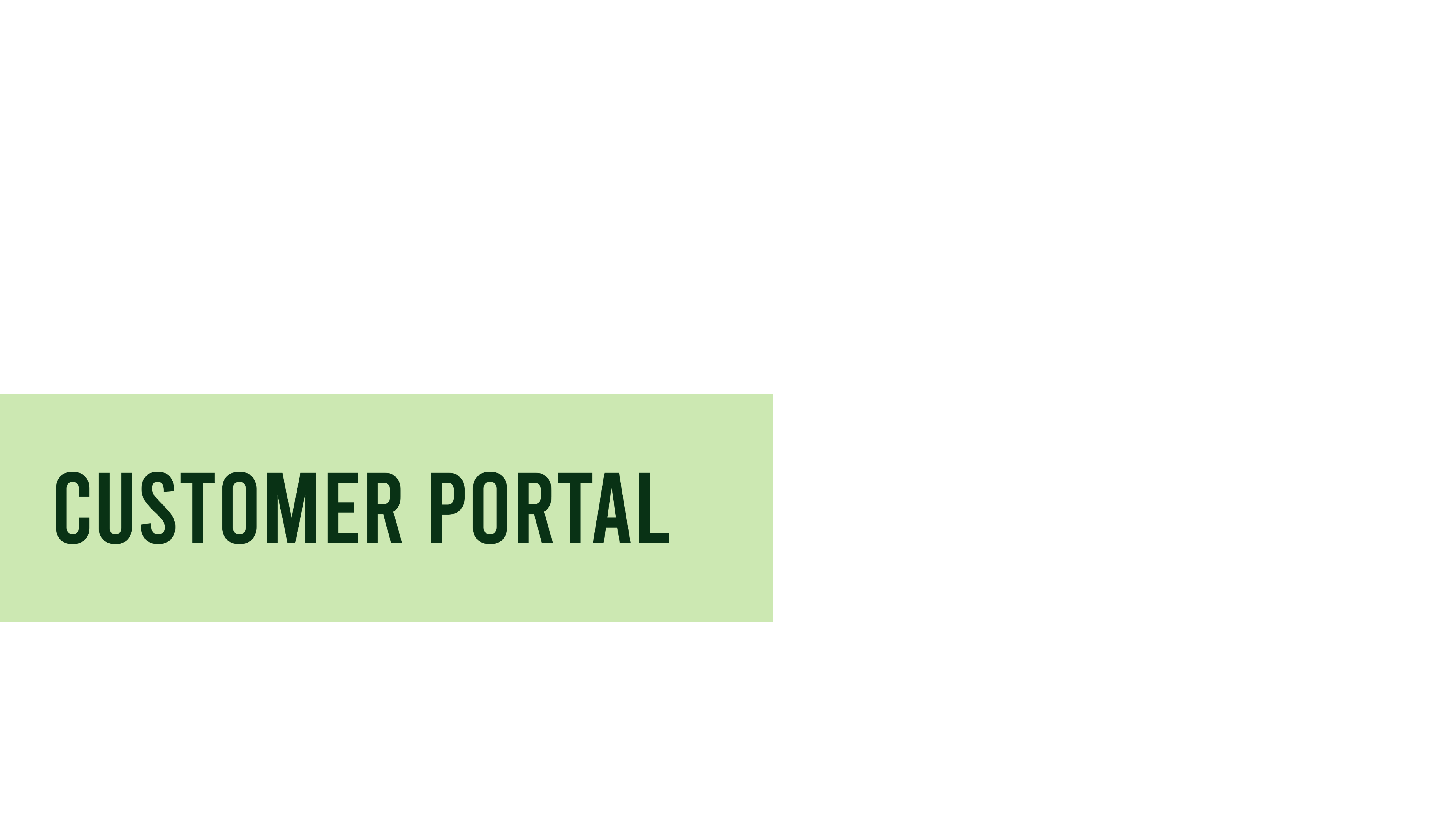Customer Portal
